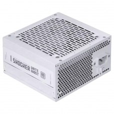 Fonte PCYES Shocker White Ghost, 600W, Full Modular, 80 Plus White, Branca, FM600WWG