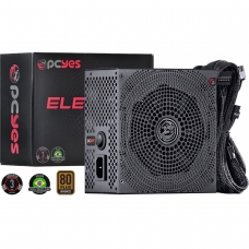 Fonte PCYES Electro V2 450W, 80 Plus Bronze, PFC Ativo, ELECV2PTO450W