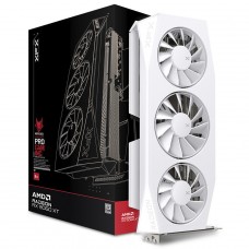 Placa de Vídeo XFX Mercury AMD Radeon RX 9060 XT OC White Gaming Edition, 16GB, GDDR6, FSR, Ray Tracing,