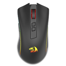 Mouse Gamer Redragon Cobra Pro RGB, Wireless, Sem Fio, 16000 DPI, 8 Botões Programáveis, Black, M711-PRO